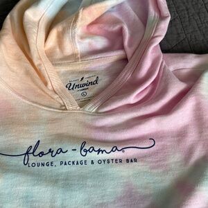 Flora Bama Pink Tie-Dye Hoodie
